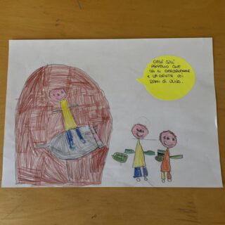 La storia della Resurrezione di Gesù raccontata con i disegni e le parole dei bimbi 🕊️

#cesenatico #scuoladellinfanzia #pasquabambini