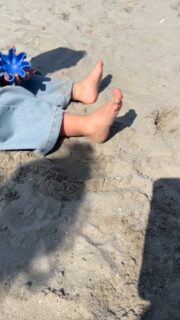 piedini nella sabbia 🩵☀️#scuolaschuster #cesenatico