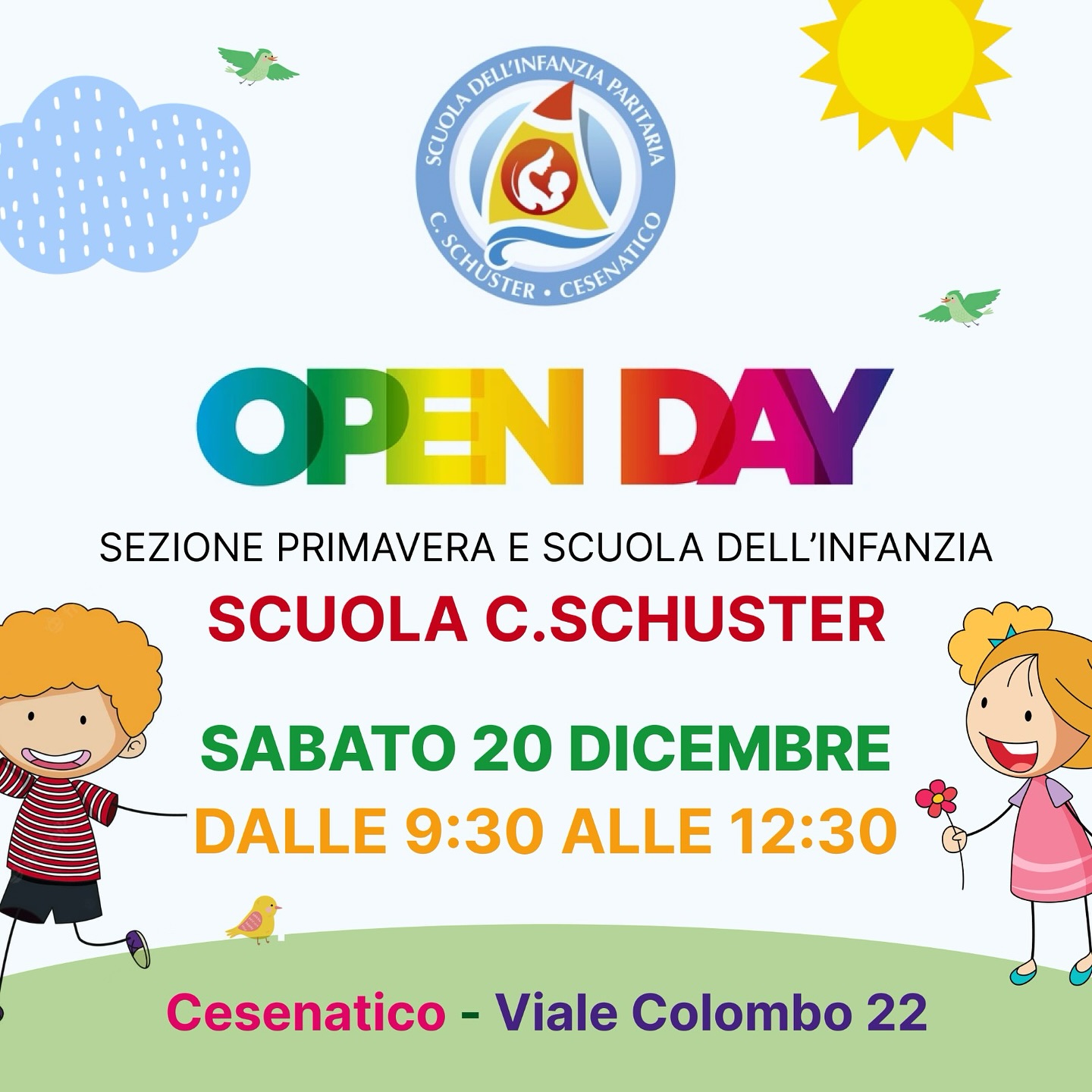 Venite a conoscere la nostra scuola! 🏫 

#scuolaschuster #openday #cesenatico