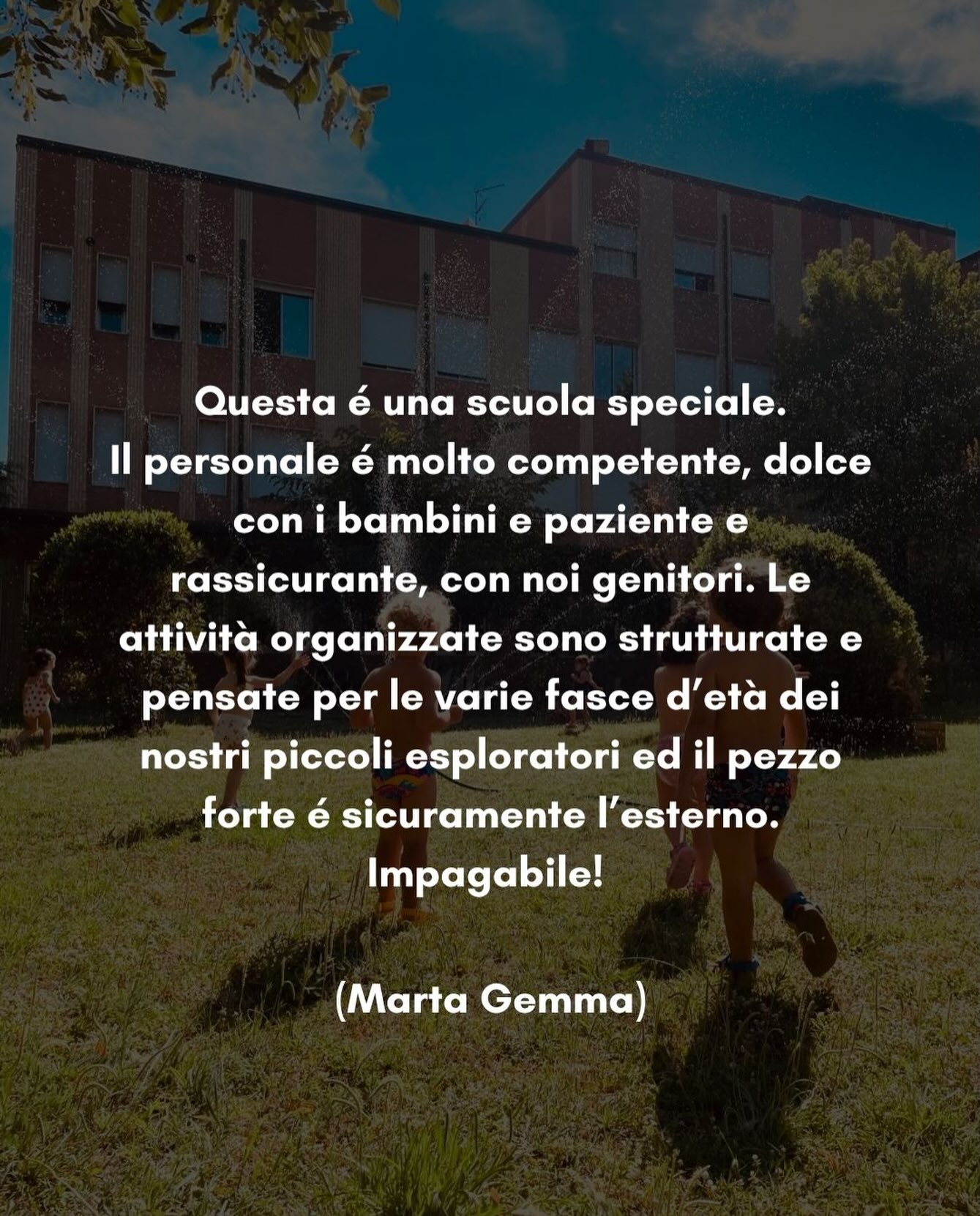 💬 Cosa dicono di noi… 🌿🤍

Ogni attività nasce con cura, ogni spazio è pensato per far crescere i bambini attraverso il gioco, l’esplorazione e la scoperta. Grazie per aver riconosciuto la competenza e la passione del nostro team educativo. ✨

Scopri di più sulla nostra scuola:
🔗 scuolaschuster.it